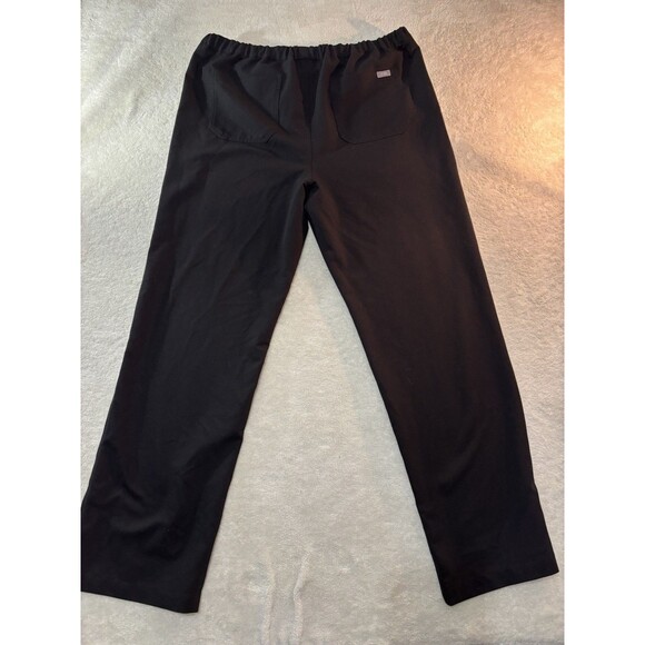FIGS Technical Collection Scrub Pants Sz XL BLACK STRAIGHT LEG Scrubs Women - Picture 1 of 8
